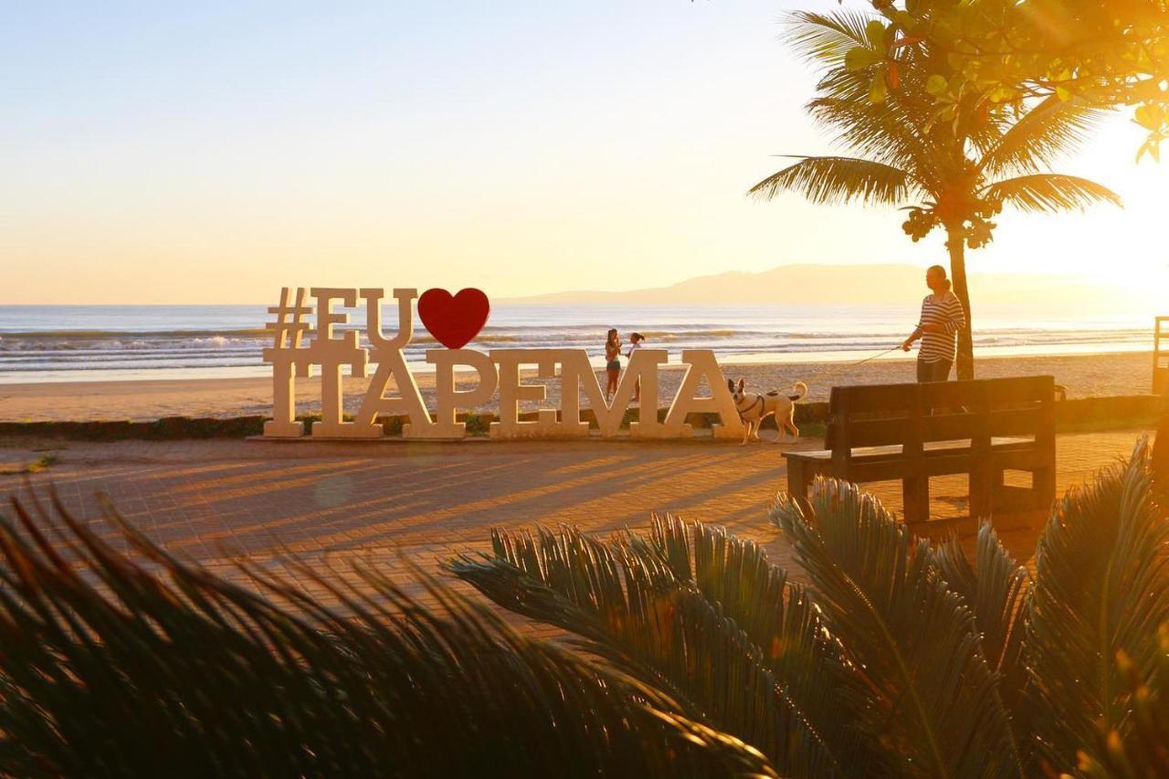 Apartamento 200 Metros Da Praia 03 Quartos Com Ar Condicionado - Meia Praia - อิตาเปมา ภายนอก รูปภาพ