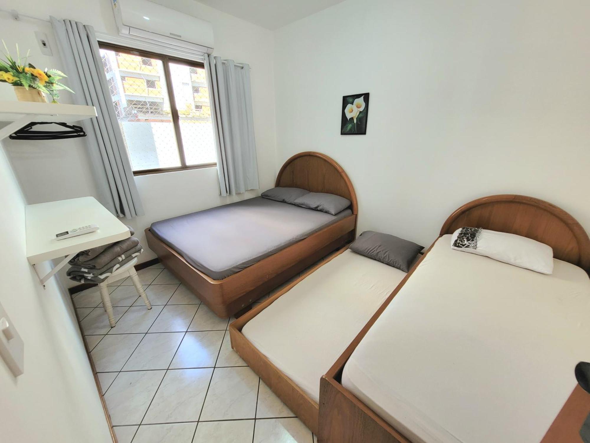 Apartamento 200 Metros Da Praia 03 Quartos Com Ar Condicionado - Meia Praia - อิตาเปมา ภายนอก รูปภาพ